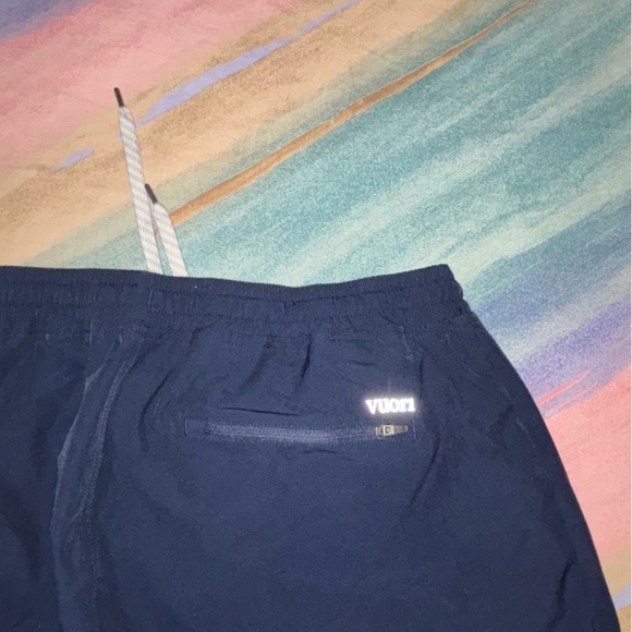 Vuori Jogger Men's Athletic Navy Elastic Waist Size L - Picture 5 of 7